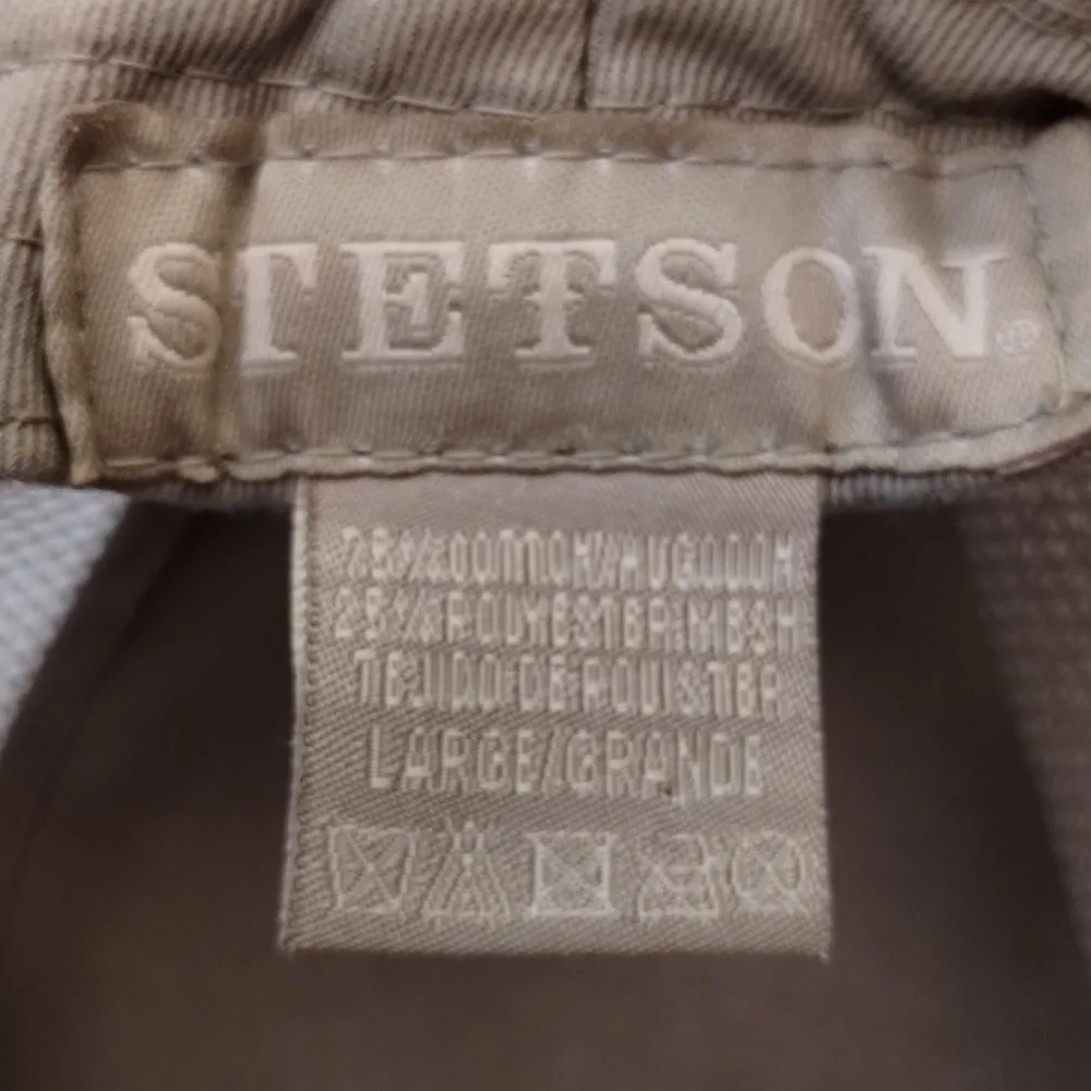 STETSON Bucket Hat Mesh Ventilation large Khaki Mesh / Cotton